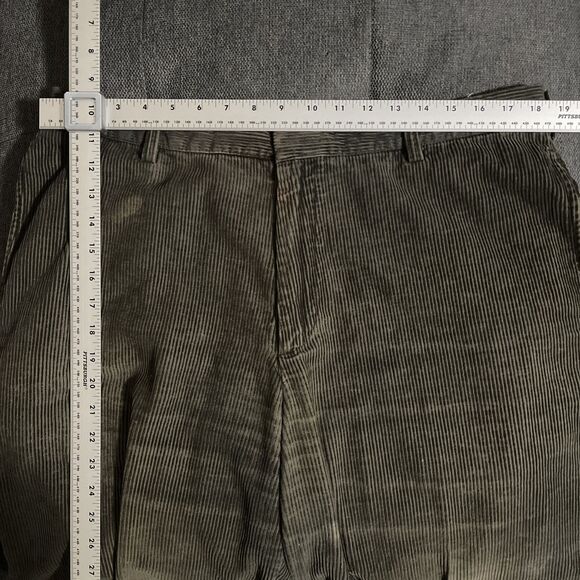 Izod Chino Corduroys Brown Faded Men's Size 38 Waist 30‎ Inseam 100% Cotton - Picture 7 of 9
